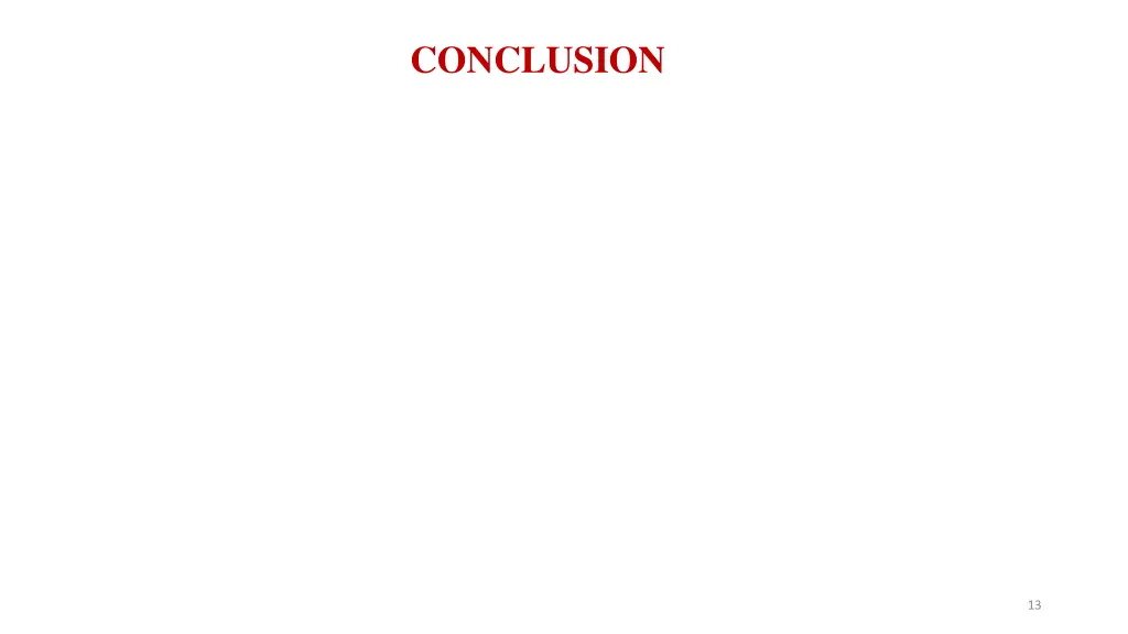 conclusion