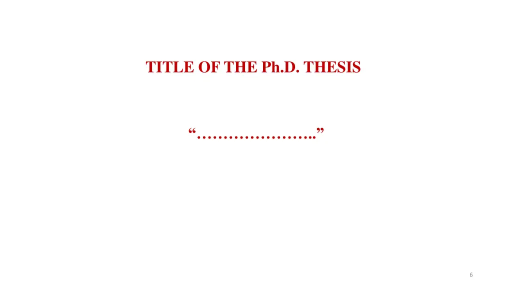 title of the ph d thesis