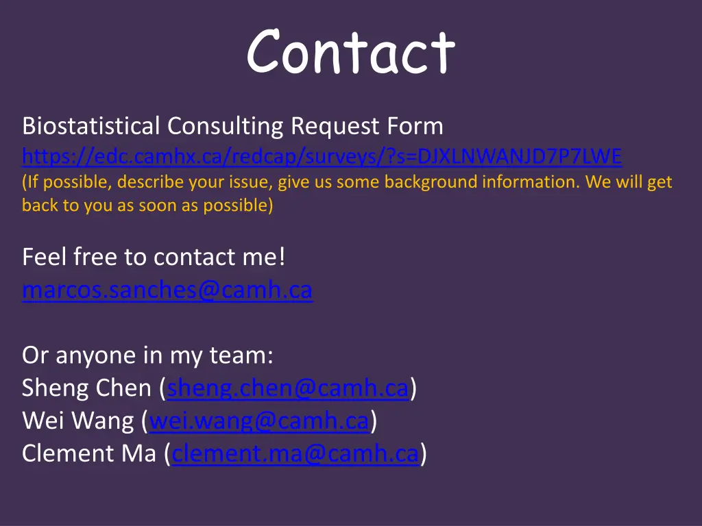 contact