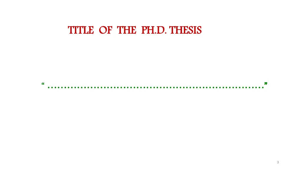 title of the ph d thesis