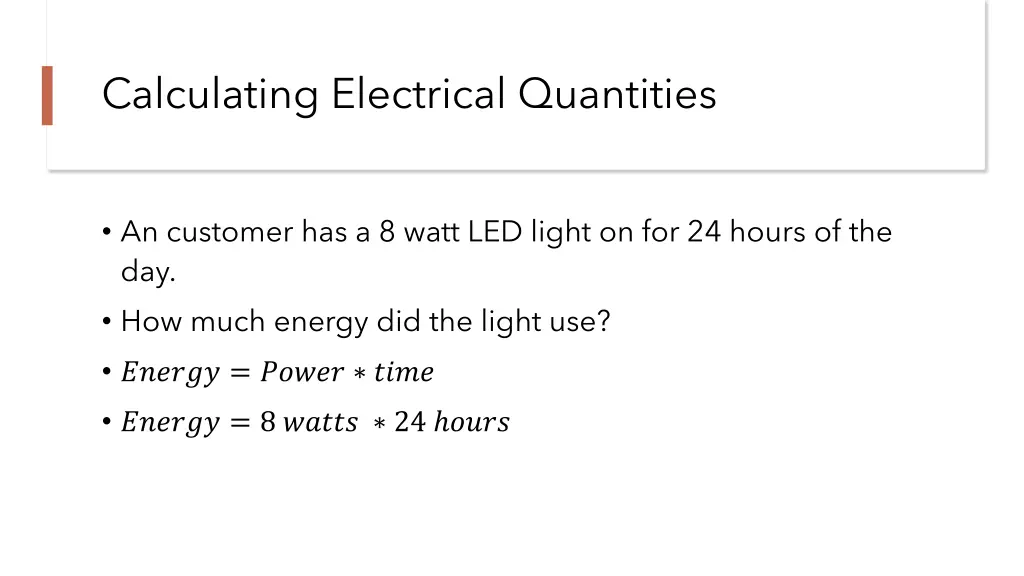 calculating electrical quantities 4