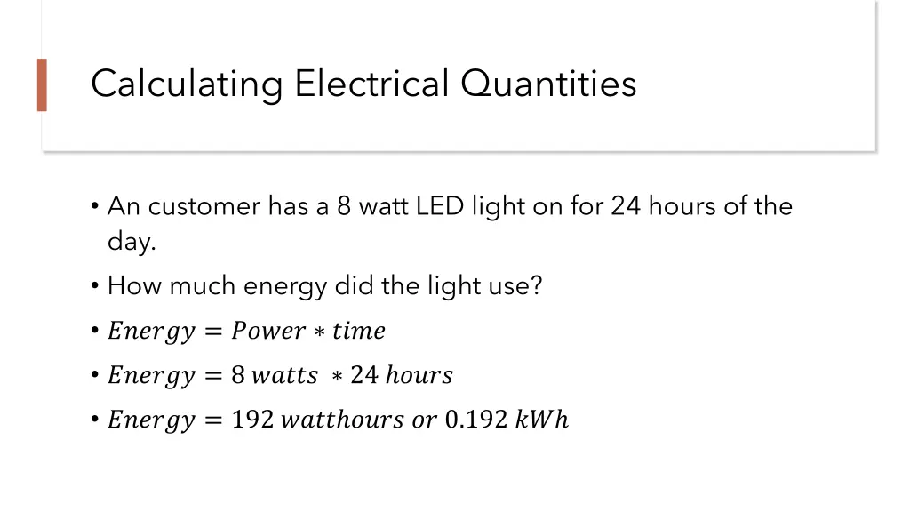 calculating electrical quantities 5