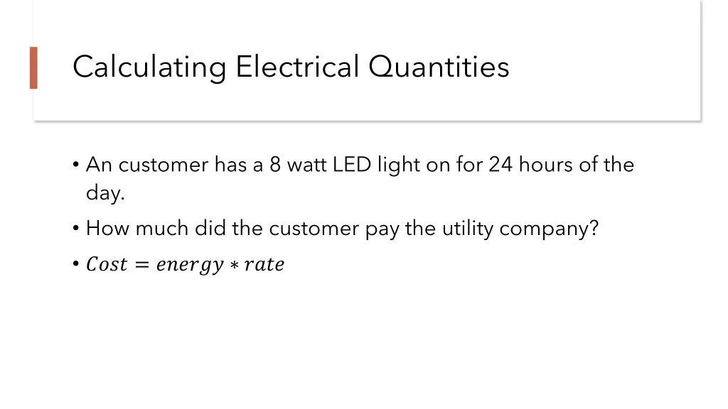 calculating electrical quantities 7