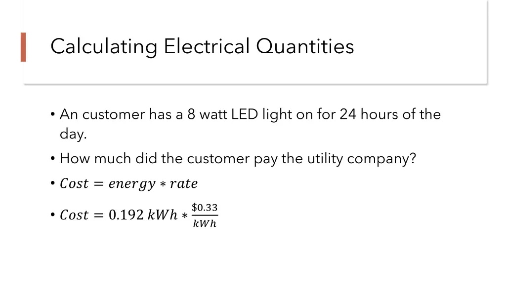 calculating electrical quantities 8