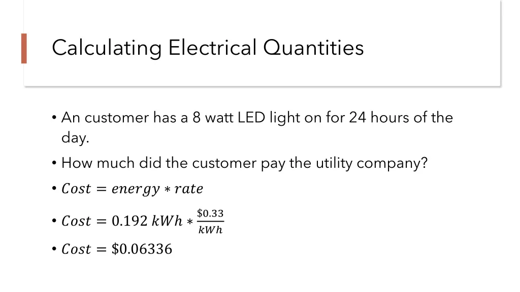 calculating electrical quantities 9