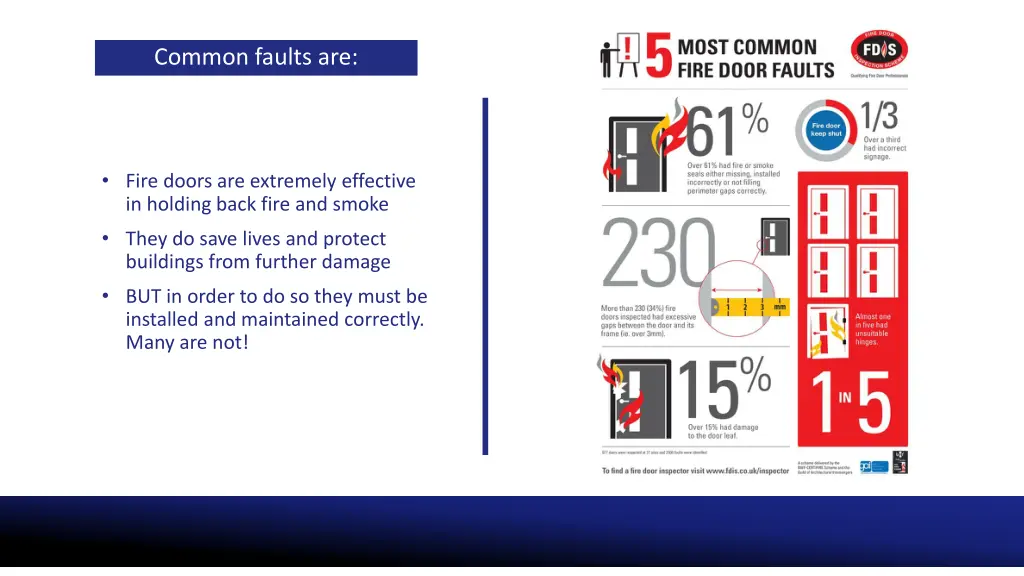 common faults are