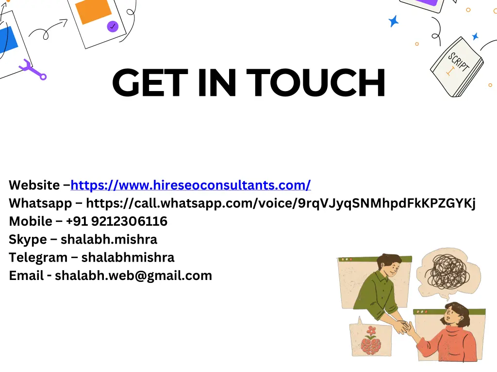 get in touch