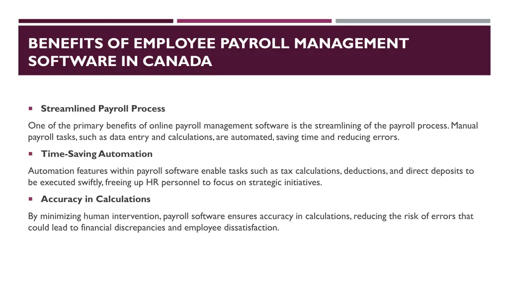 benefits of employee payroll management software