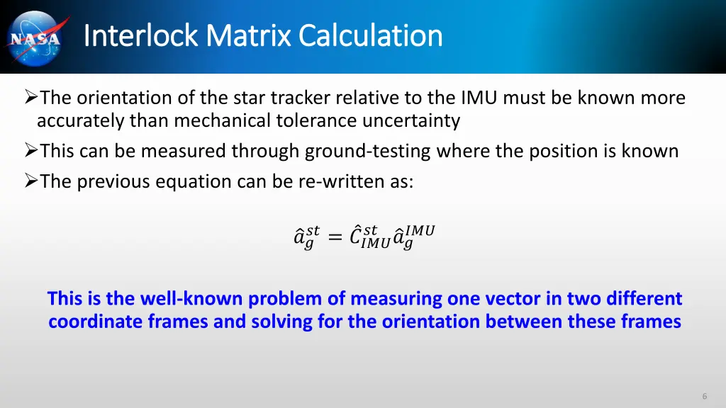 interlock matrix calculation interlock matrix
