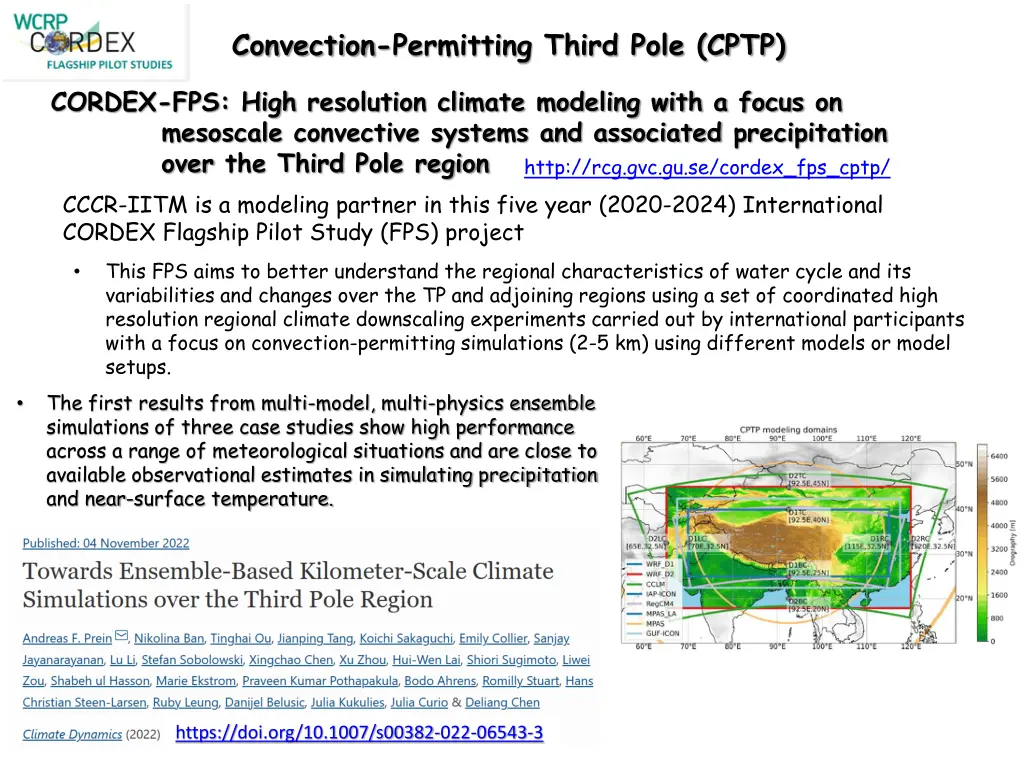 convection permitting third pole cptp