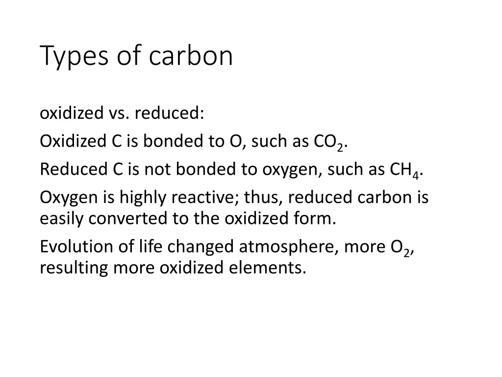 types of carbon 1