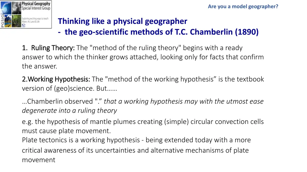 are you a model geographer 14