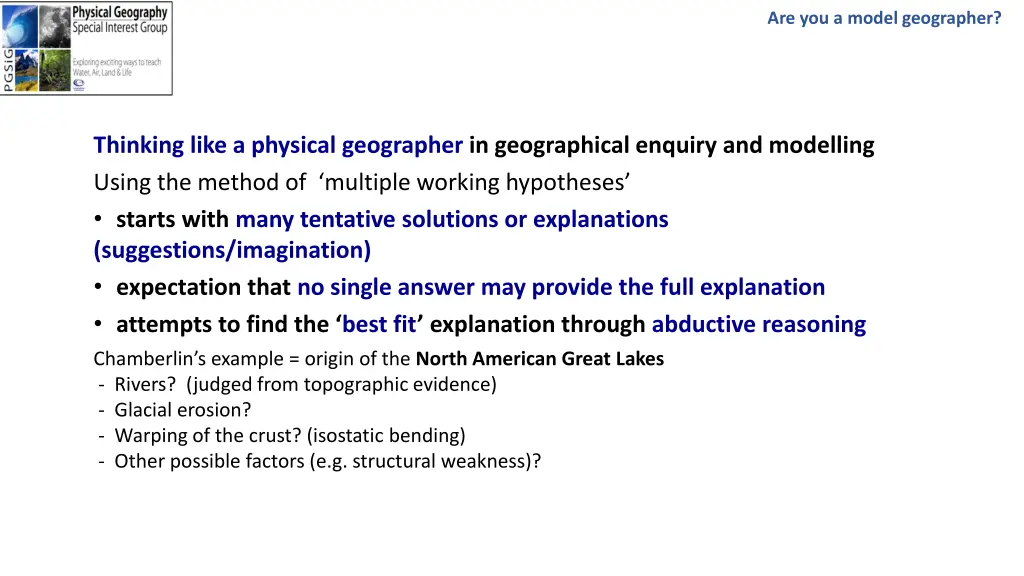 are you a model geographer 15