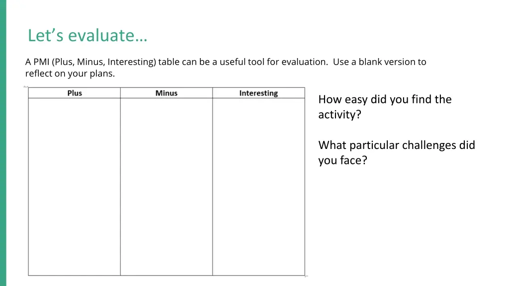 let s evaluate