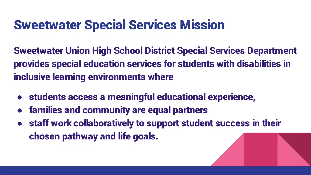 sweetwater special services mission