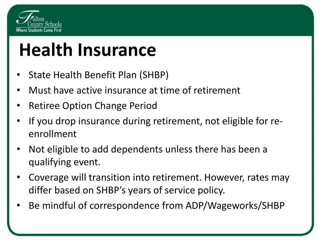 health insurance