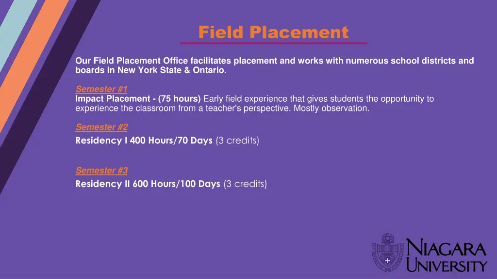 field placement