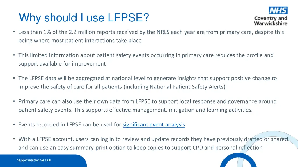 why should i use lfpse