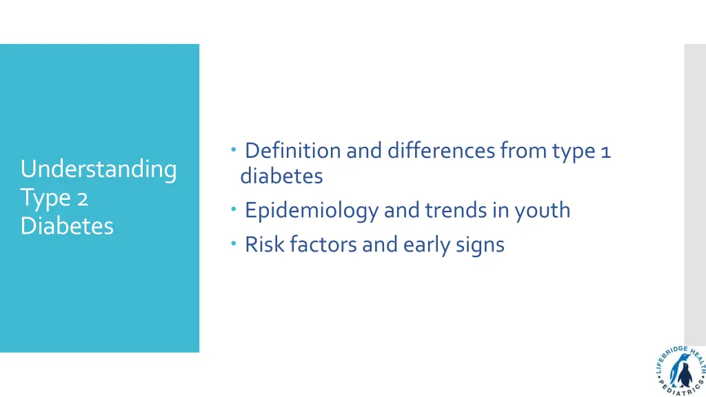 definition and differences from type 1 diabetes