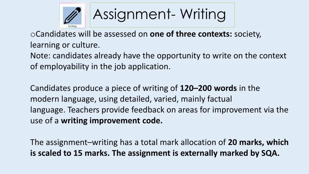 assignment writing