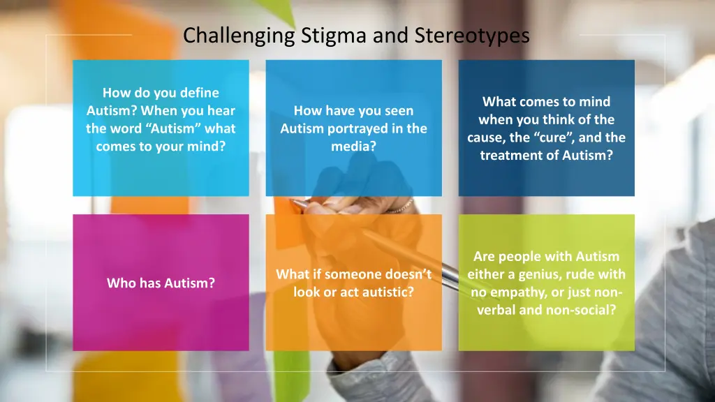 challenging stigma and stereotypes