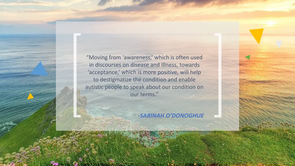 moving from awareness which is often used