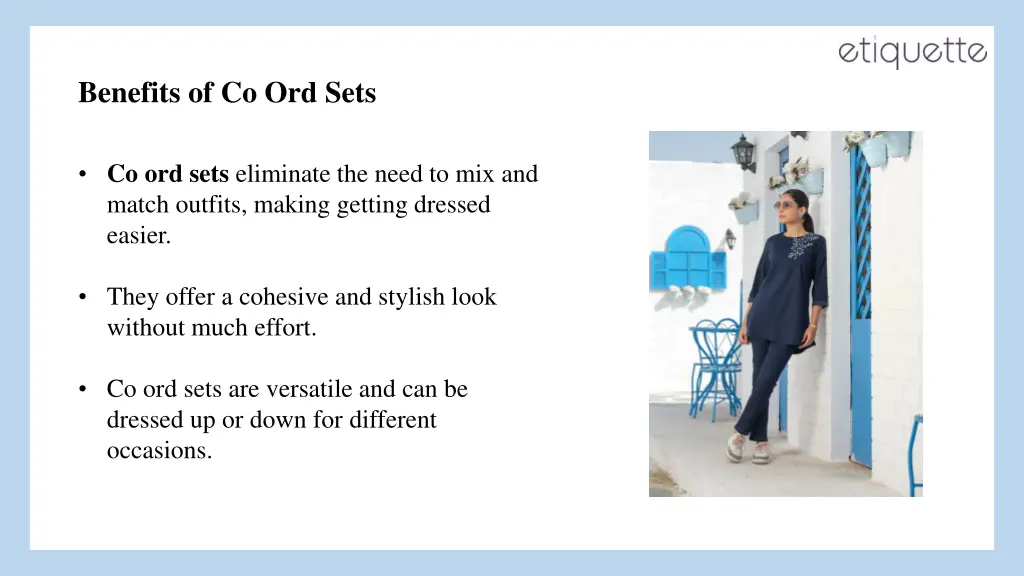 benefits of co ord sets