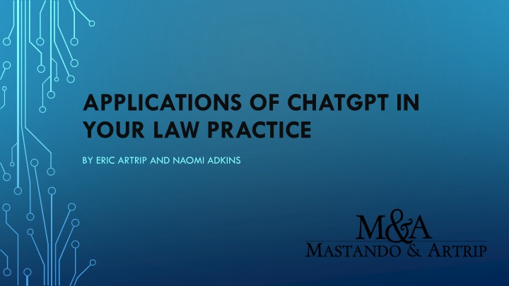 applications of chatgpt in your law practice