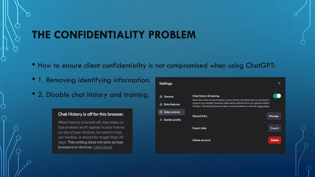 the confidentiality problem