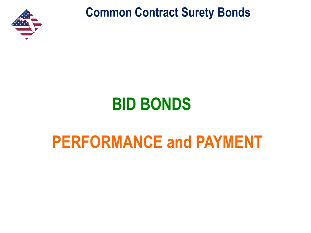 common contract surety bonds