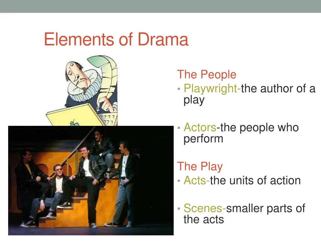 elements of drama 1