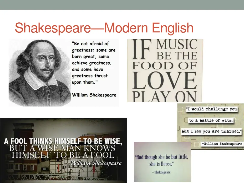 shakespeare modern english
