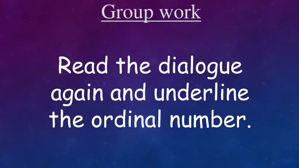 group work