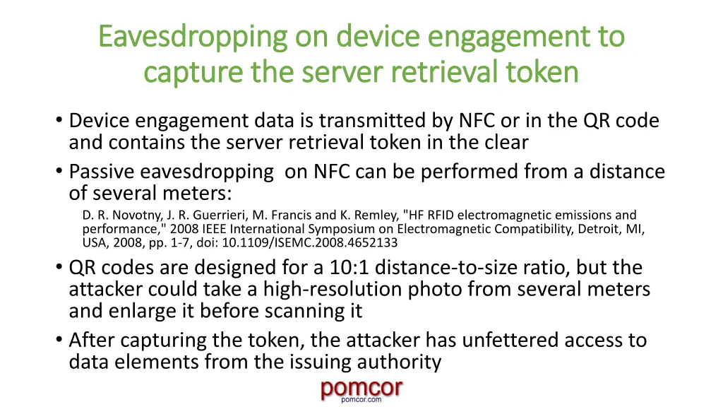 eavesdropping on device engagement