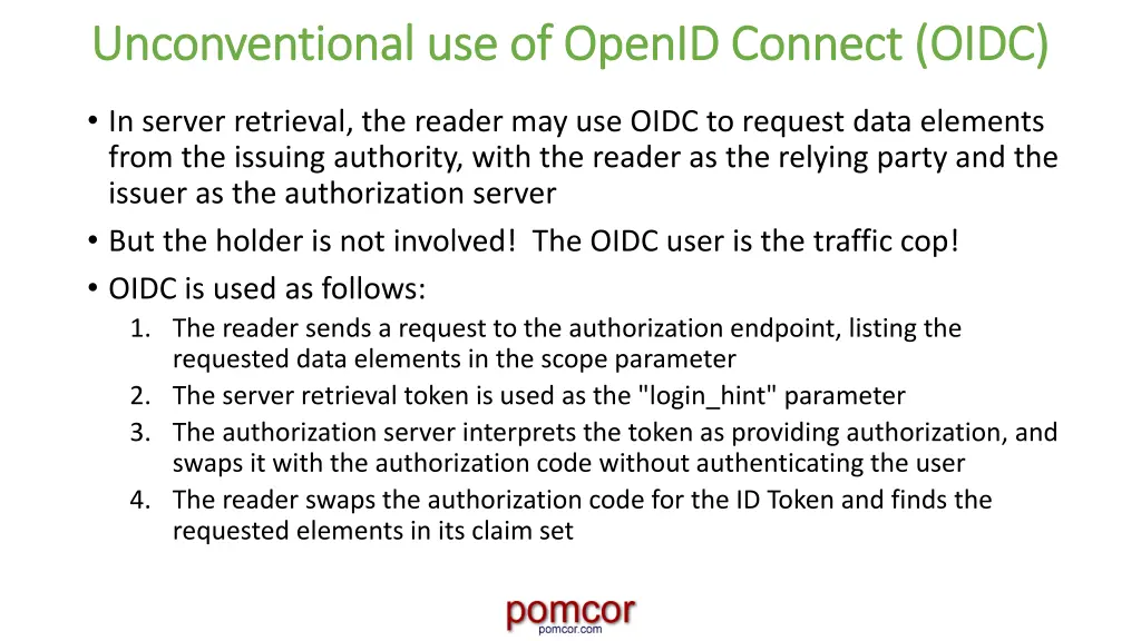 unconventional use of openid connect oidc