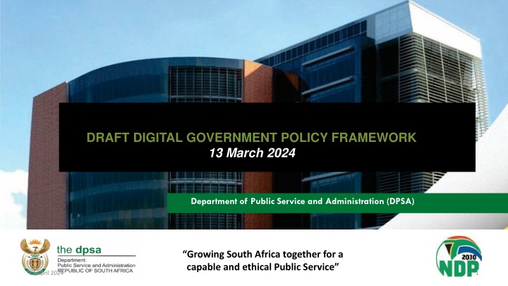 draft digital government policy framework