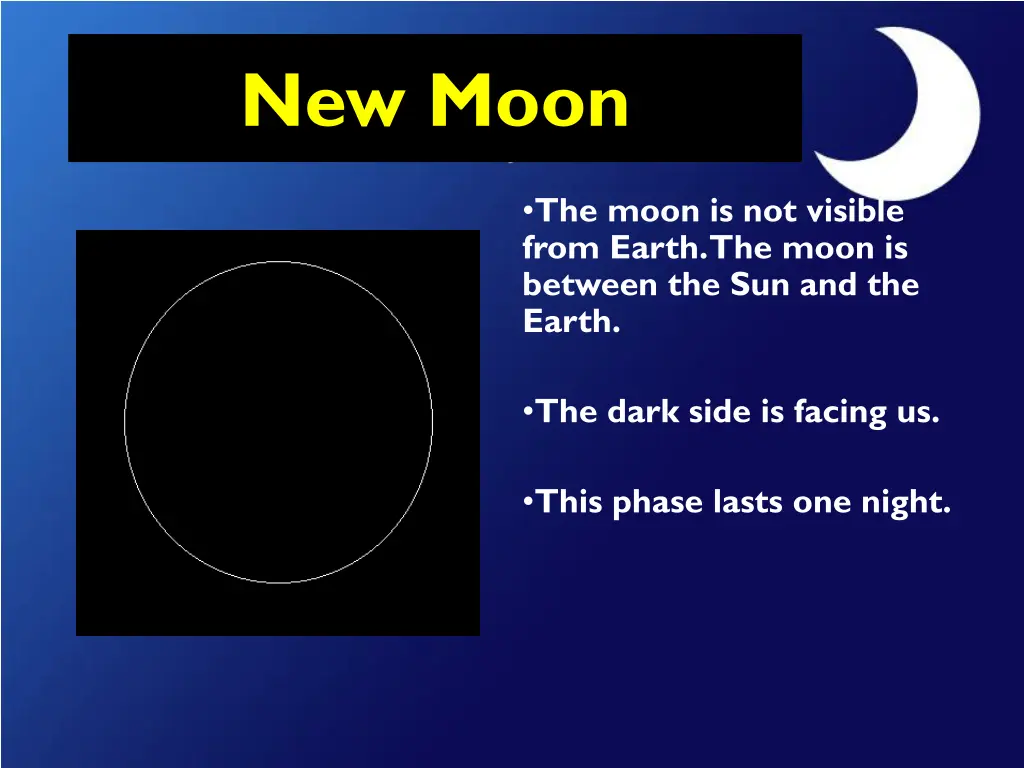 new moon