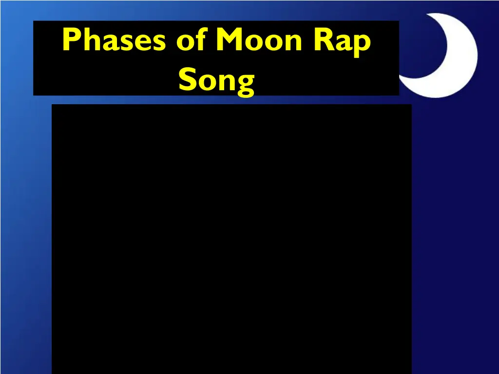 phases of moon rap song