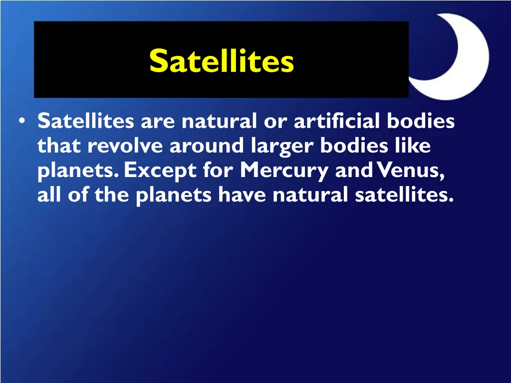 satellites