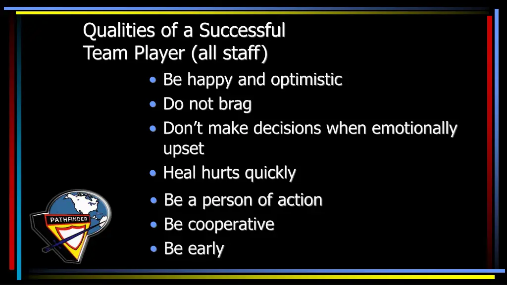 qualities of a successful team player all staff 1