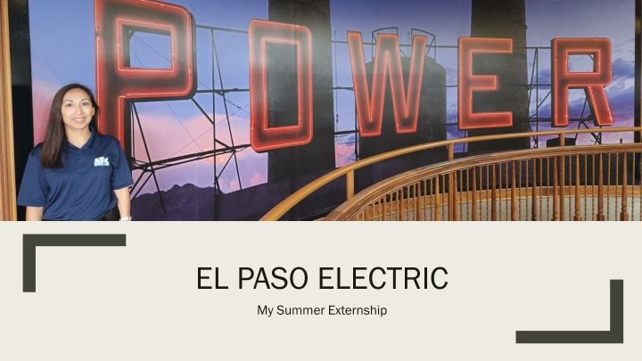 el paso electric my summer externship