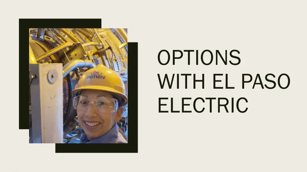 options with el paso electric