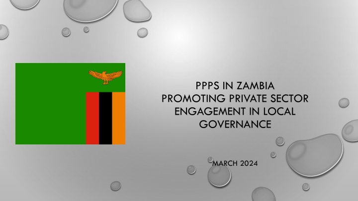 ppps in zambia promoting private sector