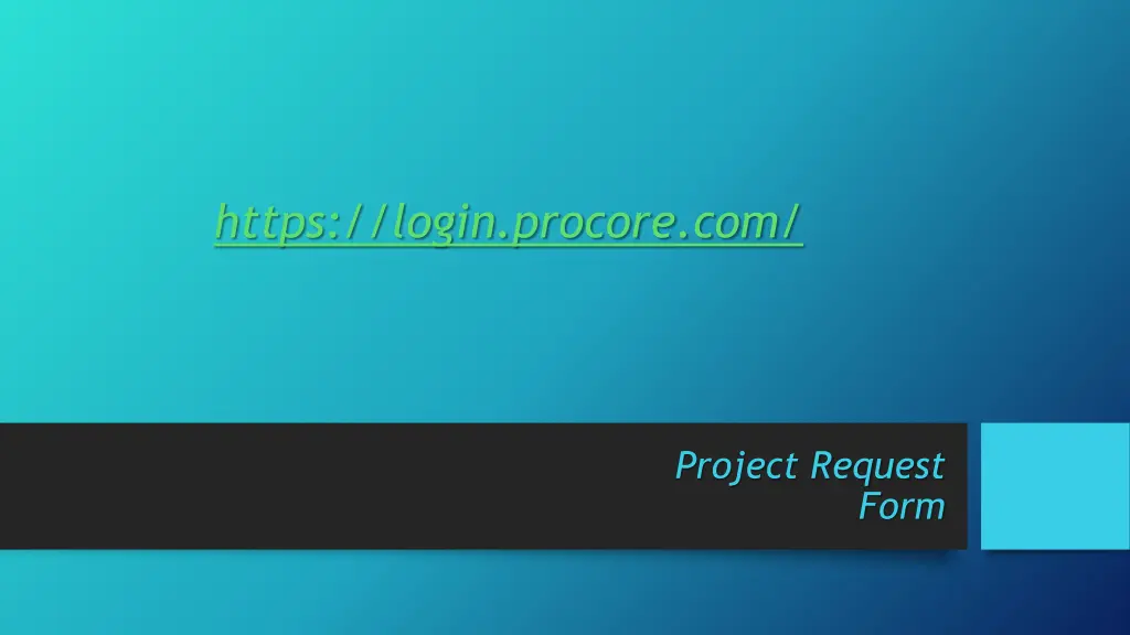 https login procore com