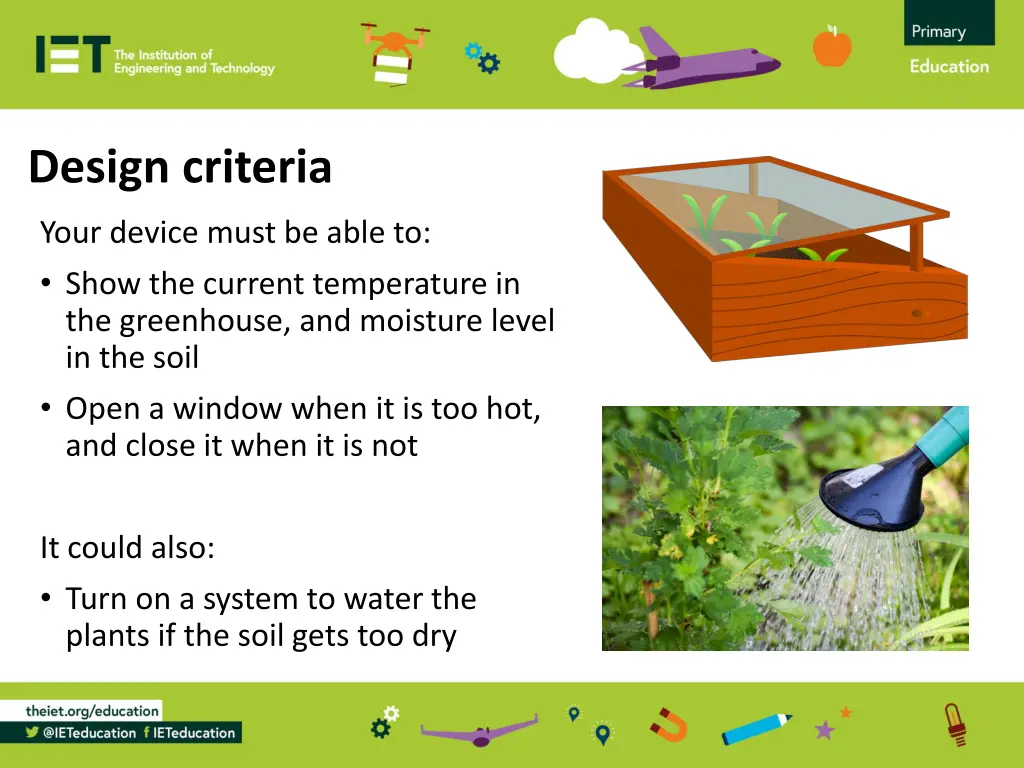 design criteria