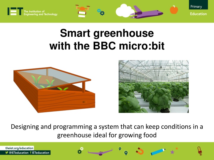 smart greenhouse with the bbc micro bit