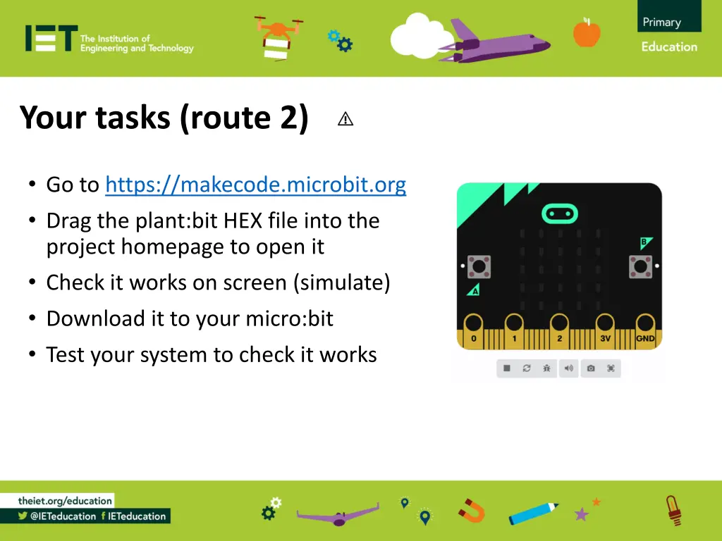 your tasks route 2