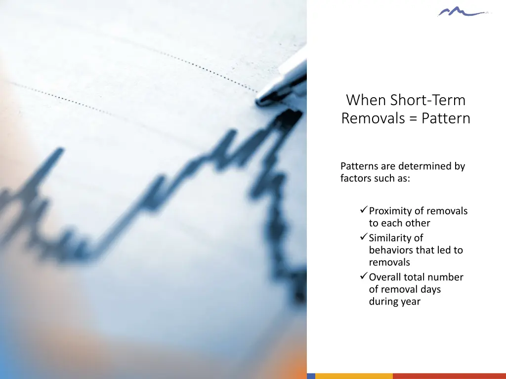 when short term removals pattern