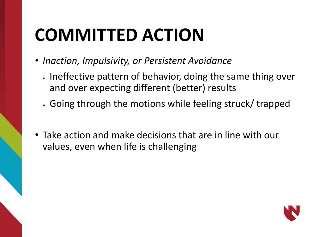 committed action