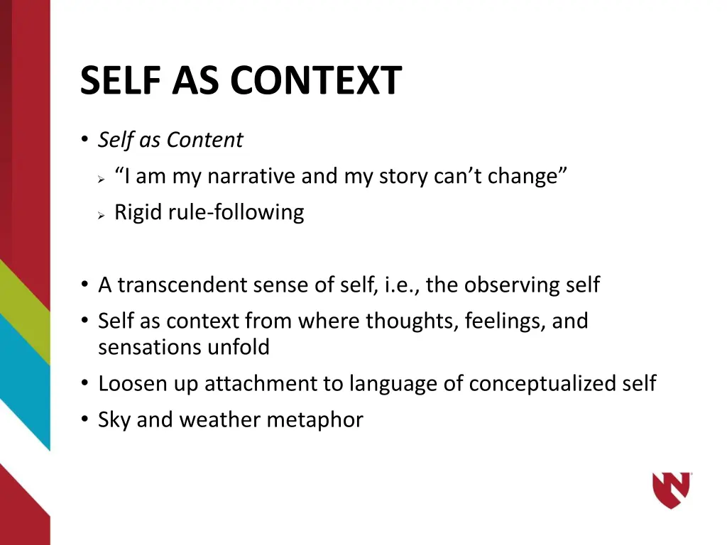 self as context